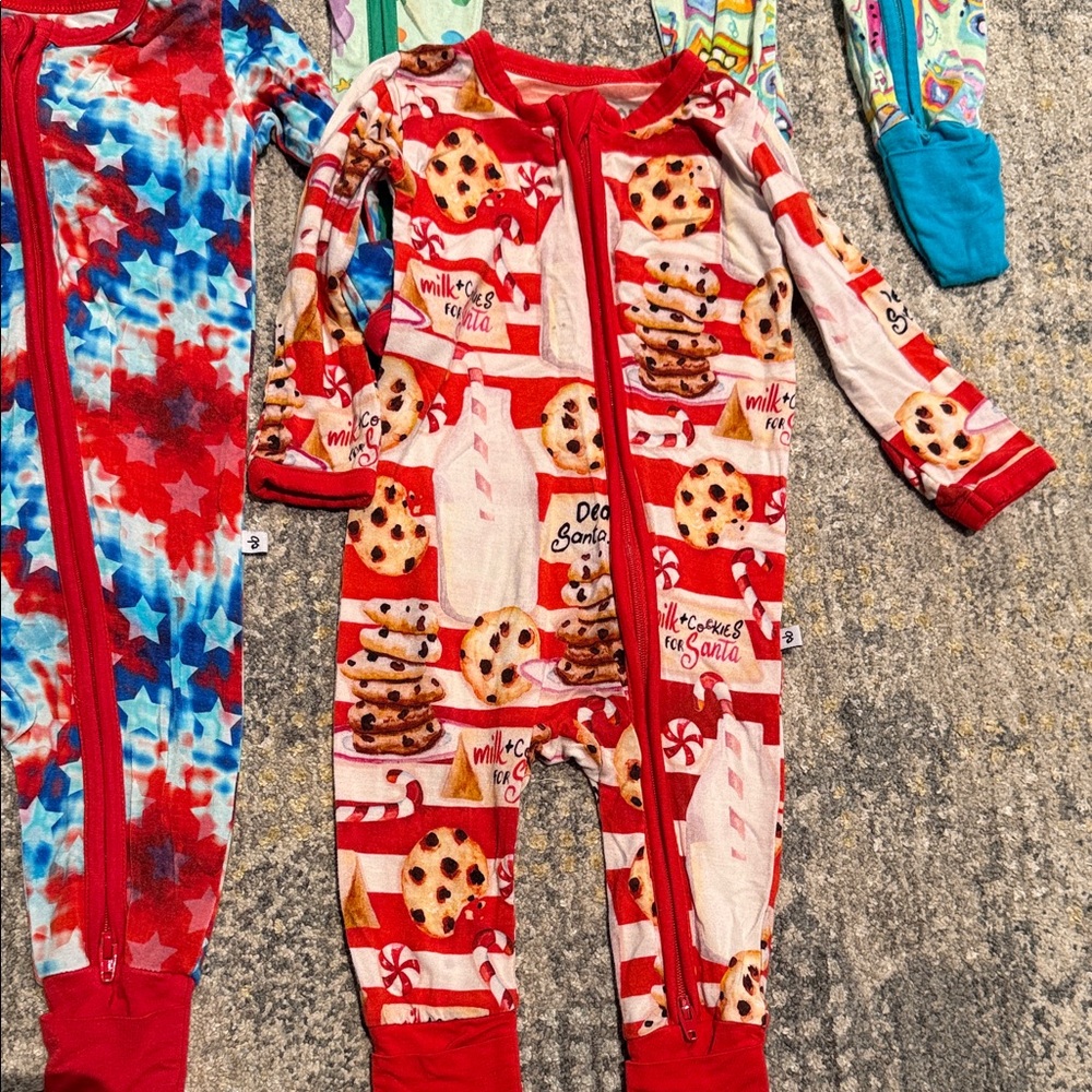 Cozy Critters Kids Footies - Multicolor Fun - Picture 3 of 6